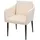 Mendler Esszimmerstuhl HWC-H93, Küchenstuhl Lehnstuhl Stuhl Kunstleder creme-beige
