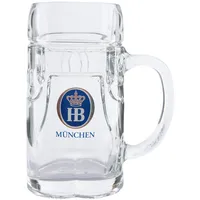 6er HB Hofbräuhaus München Bierkrüge Lederhose 6x0,5l