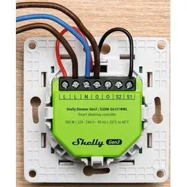 Shelly Dimmer Gen3 - grün/schwarz