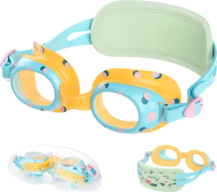 OutdoorMaster CyberFish Kinder-Schwimmbrille Blau