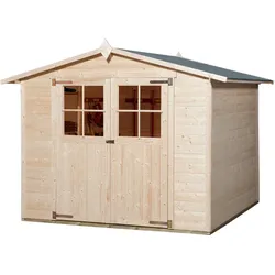 Weka 19 mm Gartenhaus 316-254 x 194 cm - 50 % Rabatt auf Dacheindeckung