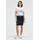 Soccx Damen, Kurzer Jeansrock AN:NE mit Print Blue Navy, XL