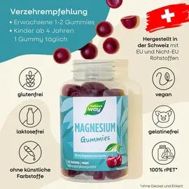 Nature's Way Magnesium Gummibärchen 180 mg 60 St.