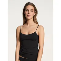 CALIDA Cate Spaghetti-Top Damen, mit Satin-Einsatz am Ausschnitt, verstellbare