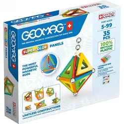 Geomag Supercolor Panels  Endlose 3D-Strukturen (35Teile)