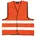 Korntex Warnweste Standard - schwarzer Saum