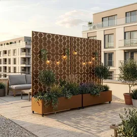 casa.pro Aaskis 190 x 120 x 38 cm Braun