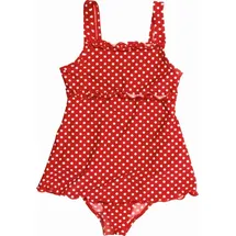 Playshoes Badeanzug Punkte Rot/Weiß 110/116