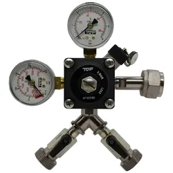 Druckminderer 2-leitig CO2 für Bier Zapfanlage 3bar