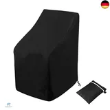 ricyea Gartenstühle Abdeckung, Schutzhülle für Stapelstühle Winterfest Abdeckhaube Gartenstuhl Stuhlüberzug UV-Beständig Abdeckhülle für Gartenmöbel, 64x64x70/120 cm