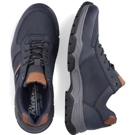 Rieker Schnürschuh - Dunkelblau Kunstleder Größe: 46 Normal - Blau - 46