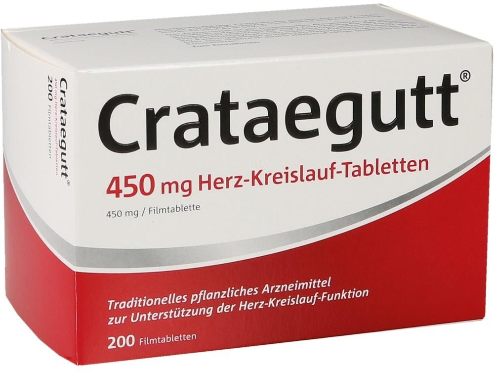 Crataegutt 450 mg Herz-Kreislauf-Tabletten 200 ST