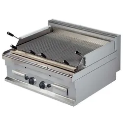 Gasgrill aus Vulkangestein 6+6kW 800x700x290mm