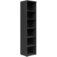 milino Bücherregal 45 x 195 x 40 cm Anthrazit