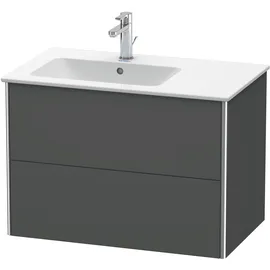 Duravit Waschtischunterschrank 2 Auszüge 81 x 47,8 x 56 cm Grau Matt