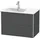 Duravit Waschtischunterschrank 2 Auszüge 81 x 47,8 x 56 cm Grau Matt