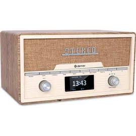 Denver MDA-525LW LIGHT WOOD Tischradio DAB+, UKW Holz (hell)