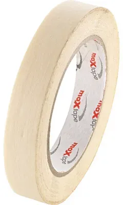 Kreppband chamois temperaturbest��ndig, leicht gekreppt 50m x 19mm