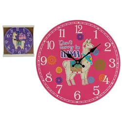 Wanduhr Flamme