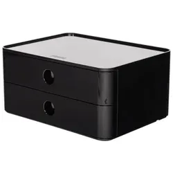 Schubladenbox SMART-BOX 2 Laden schwarz