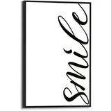 Reinders! "Lächle", schwarz (farbe bild(er): schwarz, weiß), - 20 x 30 cm - Smile