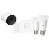 Philips Hue Secure Kamera Bundle Weiß/Blau