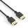 PureLink HDMI-Kabel PureInstall Slim 1 m Schwarz