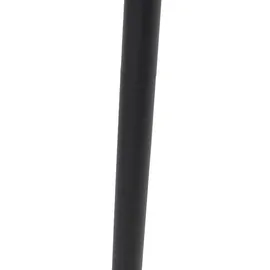 QAZQA Stehende Außenlaterne Aluminium 120 cm IP44 1-flammig schwarz