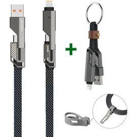 4smarts USB-C auf Apple Lightning 1,5 m Grau