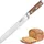 Zolmer ZOLMER® Brotmesser - Extra scharfes Wellenschliff Messer - Brotschneidemesser mit komfortablem Griff aus Pakka Holz - Einzigartiges Schneideerlebnis