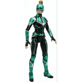 Sonstige Verlage Captain Marvel Actionfigur 18 cm, Grün/Schwarz/Weiß