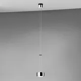 Oligo Grace Pendelleuchte LED 1-flammig - höhenverstellbar, Baldachin chrom/Kopf chrom