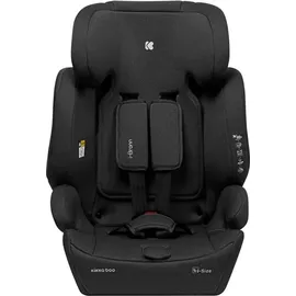 KIKKABOO Kindersitz I-Bronn i-Size (76-150cm) Isofix, Top Tether, Kissen, Gurt schwarz