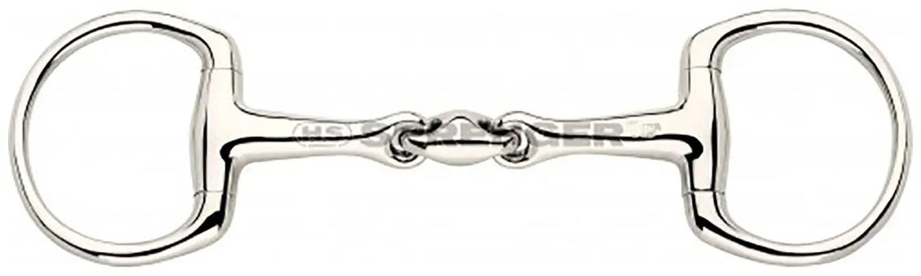 Sprenger KK Ultra Olivenkopfgebiss, doppelt gebrochen, 18 mm, Sensogan