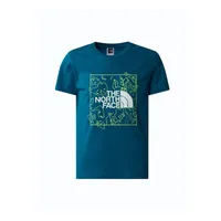 The North Face New Graphic T-Shirt Blue Moss/Lemon Yellow 164