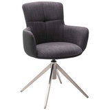 MCA Furniture Armlehnstuhl drehbar mit Nivellierung, bis 120 kg, grau , Maße cm B: 60 H: 87 T: 64
