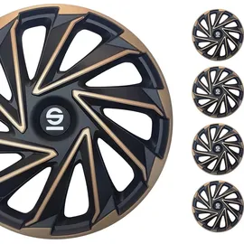 Sparco SPC1680GDBK Radblenden schwarz, 16Zoll