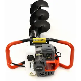 KRAFT&DELE | Erdlochbohrer, mit 4.41 kW, 8000rpm, Motor ohne Bohrkrone, Benzinmotor, Erdbohrer, Pfahlbohrer Motorerdbohrer, für saubere Bohrungen