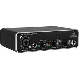 Behringer UMC22 Zusätzliches Musik-Equipment Konzert / Studio Vorverstärker (27000399)