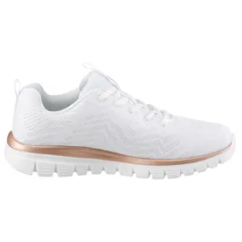 SKECHERS Graceful - Get Connected White / Roségold 40