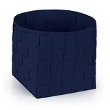 N8WERK Filz-Aufbewahrungskorb 40 x 40 x 40 cm dunkelblau