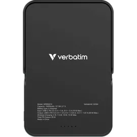 Verbatim Charge 'n' Go Power Bank Magnetic Wireless 10000mah Schwarz