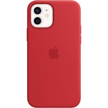 Apple iPhone 12 | 12 Pro Silikon Case mit MagSafe (product)red