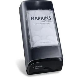 GASTRO NAPKINS Thekenspender für Spenderservietten modernes Design schwarz ABS Metall