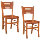 Amelia Kirschholzstuhl Mit Massivholzsitz X 2