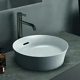 Ideal Standard Ipalyss Aufsatzschale E1413V1 40 x 40 x 14,5 cm, mit Überlauf, ohne Hahnloch, seidenweiß