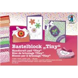 Ursus 13270099 - Bastelblock Tiny, ca. 24 x 34 cm, 16 Blatt in verschiedenen Farben und Motiven, 300 g/qm, beidseitig bedruckt, ideal als Grundlage zum Basteln von festlichen Dekorationen