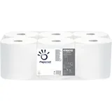 Papernet Handtuchrollen Werra Recycling hochweiss 20 cm x 292 m 6 Rollen/Paket, Innenabwicklung, 1-lagig, gep, Haushaltspapier, Weiss