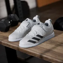 adidas Powerlift 5 Herren Cloud White/Core Black/Crystal Sky 44