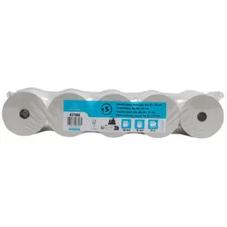 Exacompta 43706E 20x Rolle 1-lagig thermisch hohe Auflösung für Kassen, 55g, Breite: 80mm, Duchmesser Kern: 12mm, Länge: 172m - Weiß